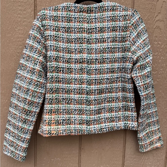 NWT—TRUTH by Republic Sz: 6 cropped tweed blazer in mixed colors - Picture 2 of 11